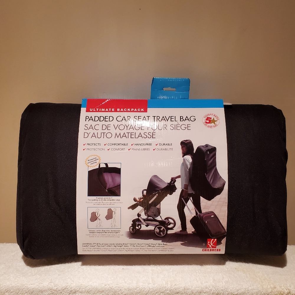 Car Seat Travel Backpack